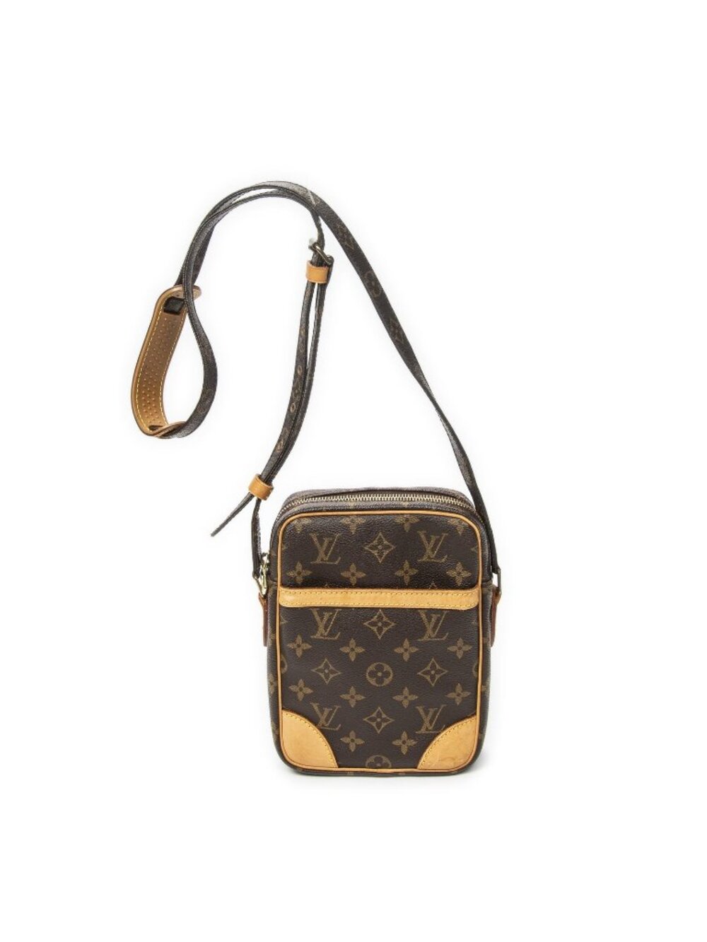 Louis Vuitton Danube Brown Monogram Canvas Crossbody
